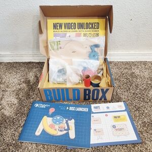 Mark Rober Crunch Labs Box DISC LAUNCHER New In Open Box Sealed Parts STEM